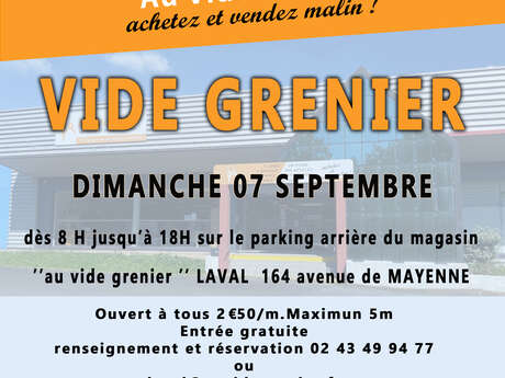 Vide grenier exterieur