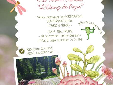 Séances de yoga à l'Etang de Papi