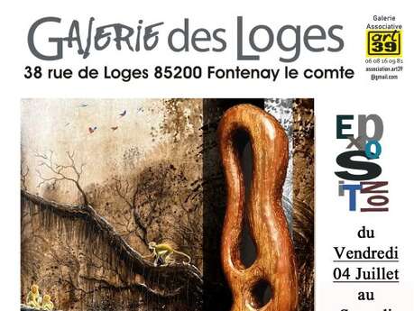Exposition de Sabino Puma et Ermite du Bois - Galerie des Loges