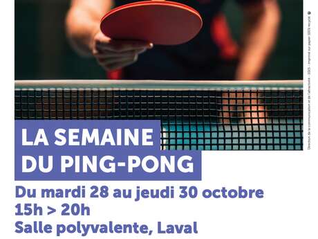 La semaine du ping-pong La semaine du ping-pong