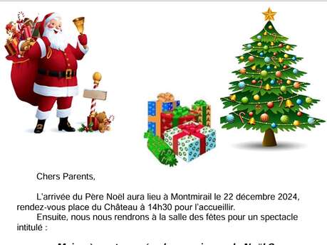 Arrivée du Père Noël