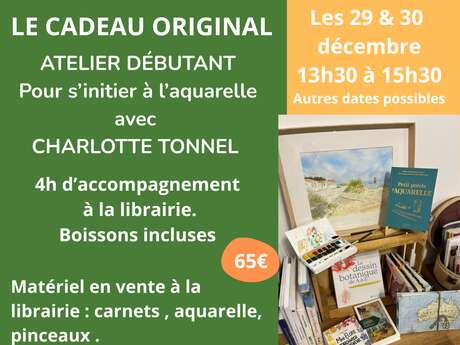 L'atelier aquarelle de la librairie