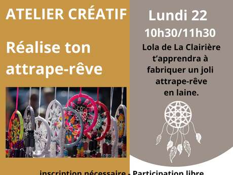 Atelier créatif à la librairie