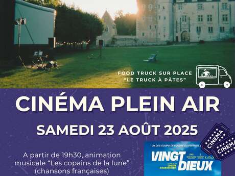 Cinéma de plein air au Château de Courtanvaux