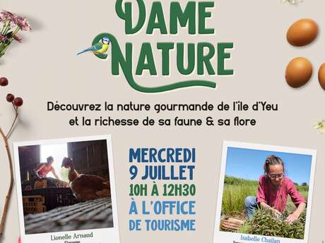 Animation à l'Office de Tourisme : Dame Nature