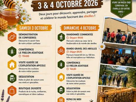 La Fête des Abeilles – Portes ouvertes à la miellerie à Saint Martin d'Arcé