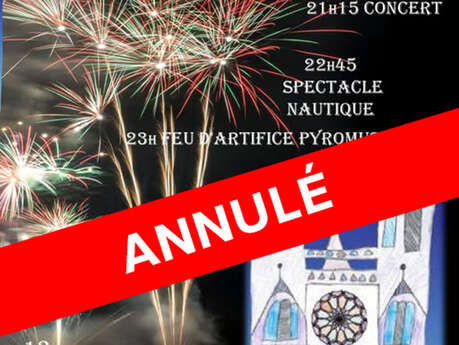 Annulé - Concert et feu d'artifice à Mervent