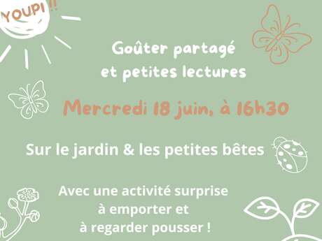 GOÛTER-LECTURE de la librairie-café A Contre Courant
