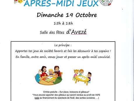 Après midi Jeux