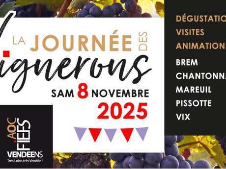 Journée des Vignerons en AOC Fiefs Vendéens - Vignobles Mercier