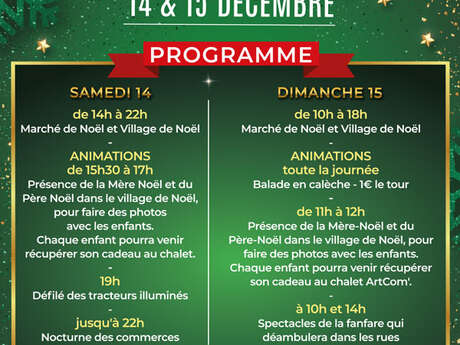 MARCHÉ DE NOËL D'ARTCOM