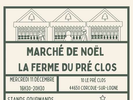 MARCHÉ NOEL FERME PRÉ CLOS