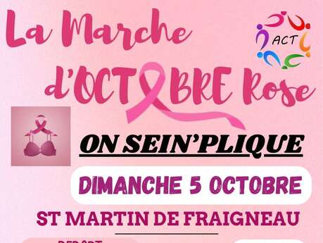 La marche d'OCTOBRE ROSE