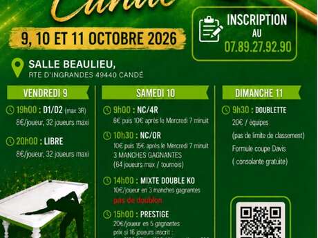 Open Billard - Candé