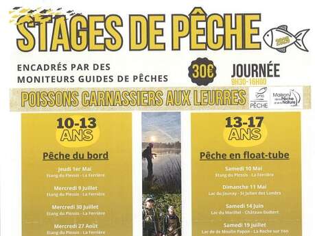 Stage de pêche en float tube - Lac de Vouvant