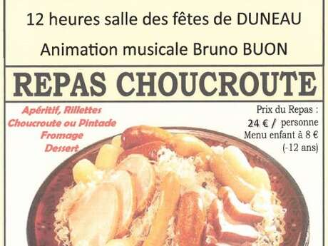 Repas Choucroute