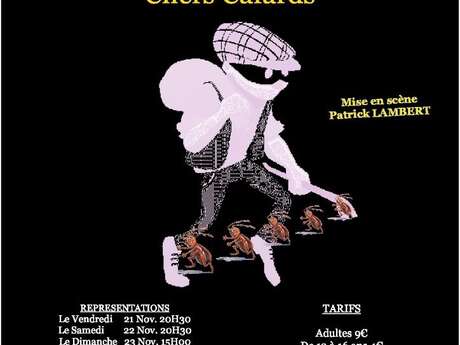 Spectacle "Chers Cafards" au théatre à Chaix