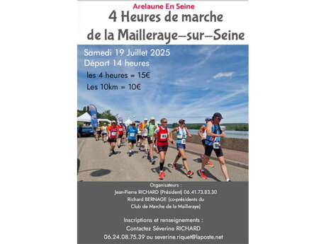4 heures de marche de la Mailleraye-sur-Seine
