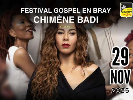 Concert Chimène Badi & Choeur Gospel en Bray - Festival Gospel en Bray