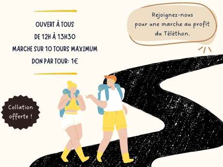 Marche caritative pour le Téléthon