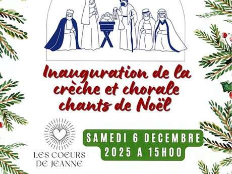 Chorale de Noël et inauguration de la crèche