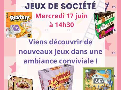 Après-midi jeux de société