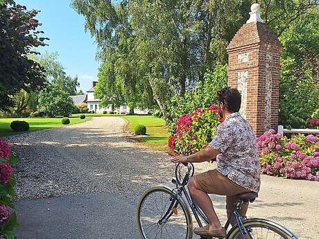 Bourvil à bicyclette