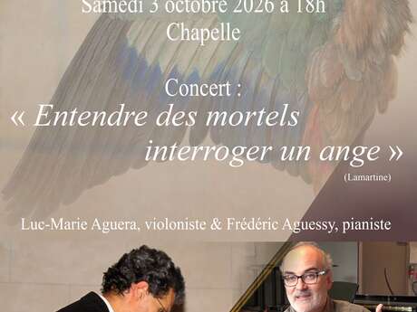 Concert "Entendre des mortels interroger un ange"- Saison culturelle du Bosmelet
