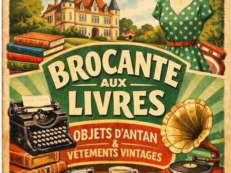 Brocante aux livres et objets anciens