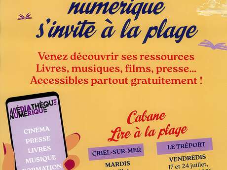 La médiathèque numérique s'invite à la plage