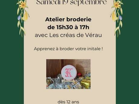 Atelier broderie