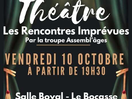 [Octobre Rose] Théâtre : Les Rencontres Imprévues