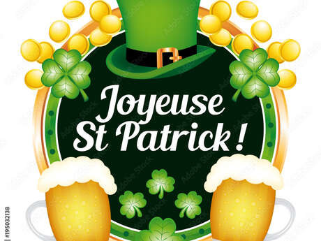 Le café fête  la Saint Patrick Le café fête  la Saint Patrick