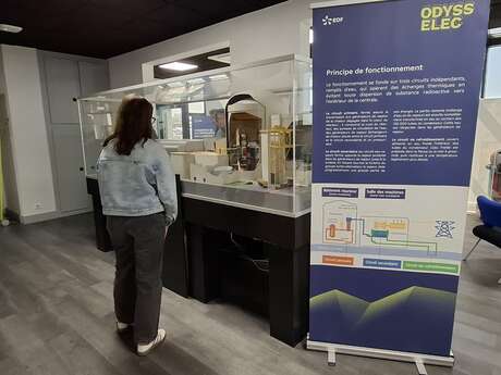 Visite du centre de formation de la centrale nucléaire