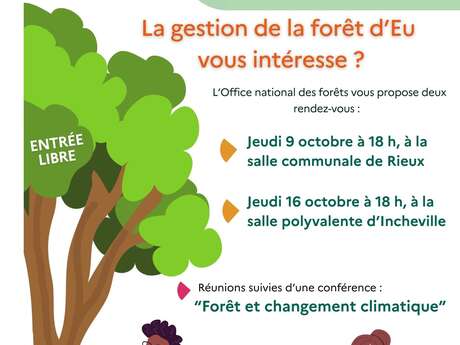 Présentation du futur plan de gestation et Conférence "Forêt et changement climatique"