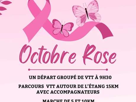 Octobre rose : Parcours VTT et marche