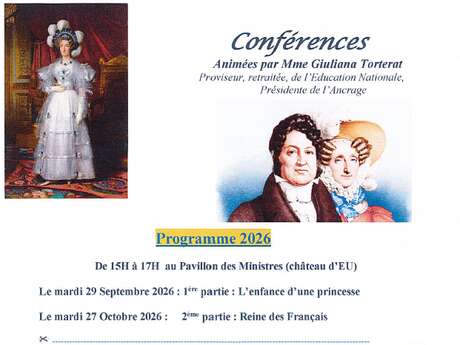 Conférence : Marie Amélie de Bourbon, princesse des deux Siciles