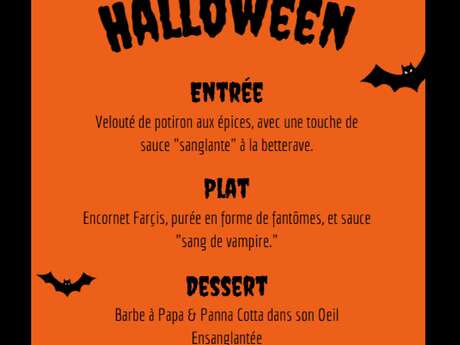 Repas Halloween à la Résidence Domitys