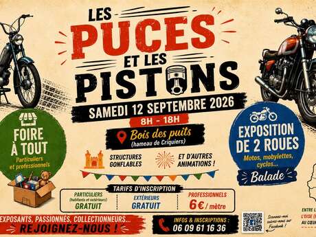 Les puces et les pistons à Criquiers