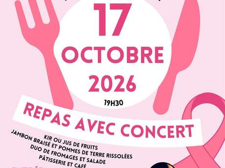 [Octobre Rose] Repas et concert aux Halles en Scène