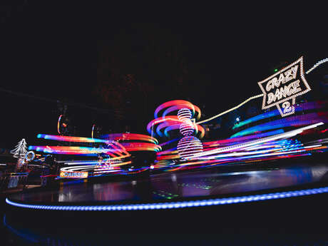 Spectacle de drones et feux d'artifice de la Foire Saint Romain