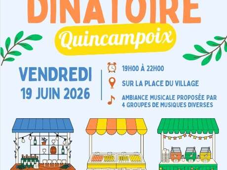 Apéro dinatoire à Quincampoix