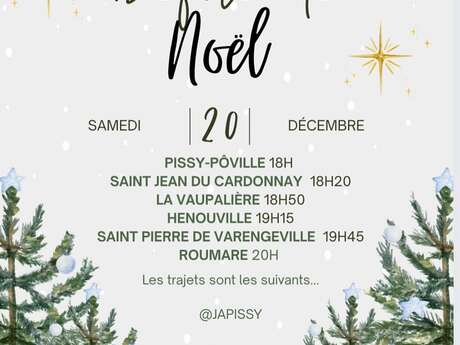 Défilé de tracteurs de Noël