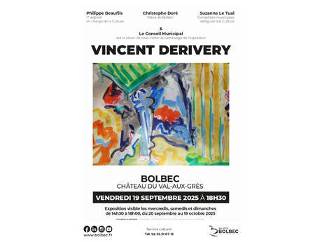 Exposition de peintures de Vincent DERIVERY