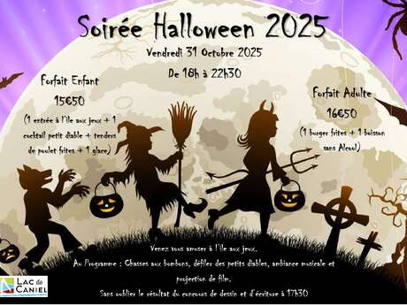 Soirée Halloween au Lac de Caniel