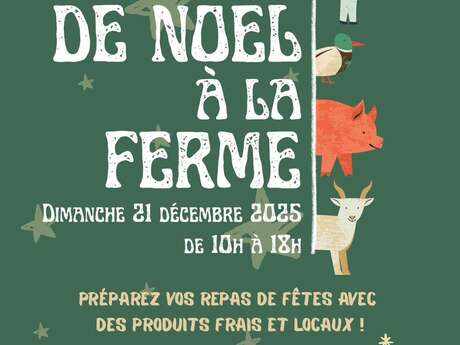 Marché de Noël à la ferme