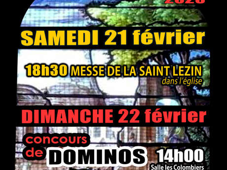 Fête de la saint Lézin, concours de dominos