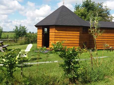 Camping Le Soleil Couchant - Cabanes en bois Camping Le Soleil Couchant - Cabanes en bois