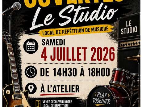 Portes Ouvertes au Studio de répétition de musique