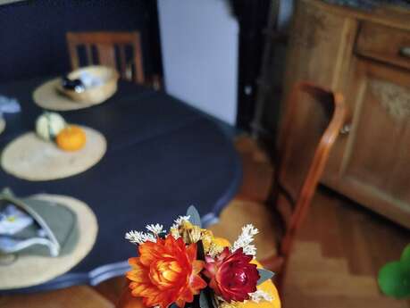 Atelier petit champignon fleuri ou mini citrouille fleurie
